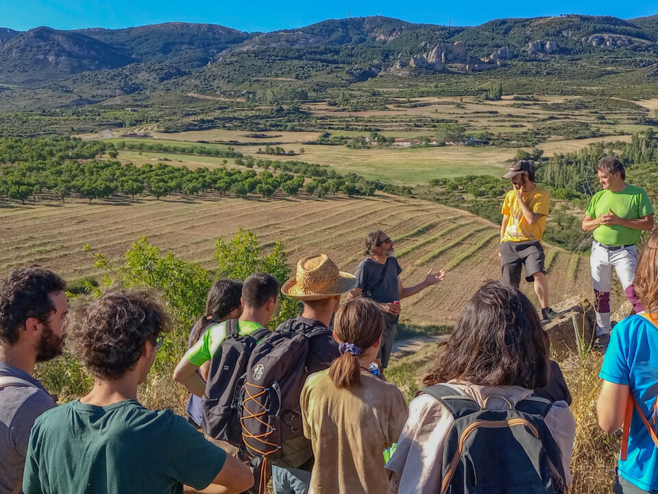Curso paleontológico en Loarre