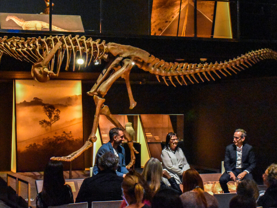 Presentación de la exposición "Dinosaurios de la Patagonia