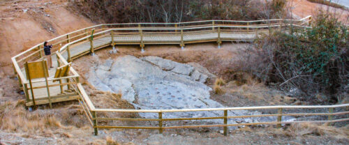 Yacimiento Fuentesalvo. Ruta de las Icnitas de Soria